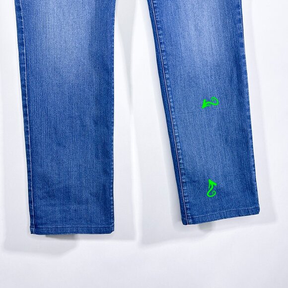 Fabulously Slimming By Chicos Blue Jeans Size Chicos Size 1.5 US Size M 10 - Picture 5 of 17